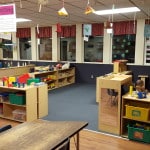 The age 3 classroom is specifically designed for that age group.