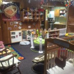 The infant room at our West Valley location is complete with toys, cribs and more for your little one.