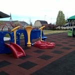 Our toddler play area is cushioned and safe for your kids.